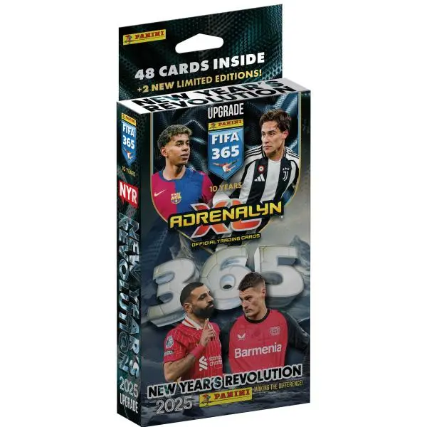 Panini FIFA 365 2024 / 2025 - ADRENALYN karty - NEW YEAR'S REVOLUTION (UPGRADE)