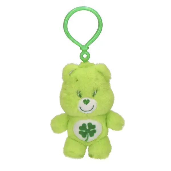 CARE BEARS Zelený klíčenka plyš 12cm