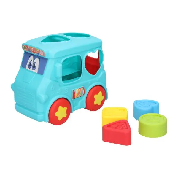 Vkládačka autobus 16 cm