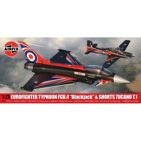 Classic Kit letadla A40003 - Eurofighter Typhoon FGR.4 (Blackjack) + Shorts Tucano T.1 (Tw