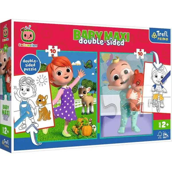 Trefl Puzzle baby maxi 2x10 Cocomelon