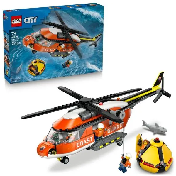 Lego® city 60503 helikoptéra pobřežní hlídky