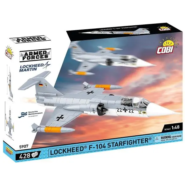 COBI 5907 Armed Forces Lockheed F-104 Starfighter, 1:48, 420 k