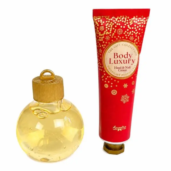 ACCENTRA Sada koupelová Body Luxury v krabičce Vánoční květ 60ml + 30ml