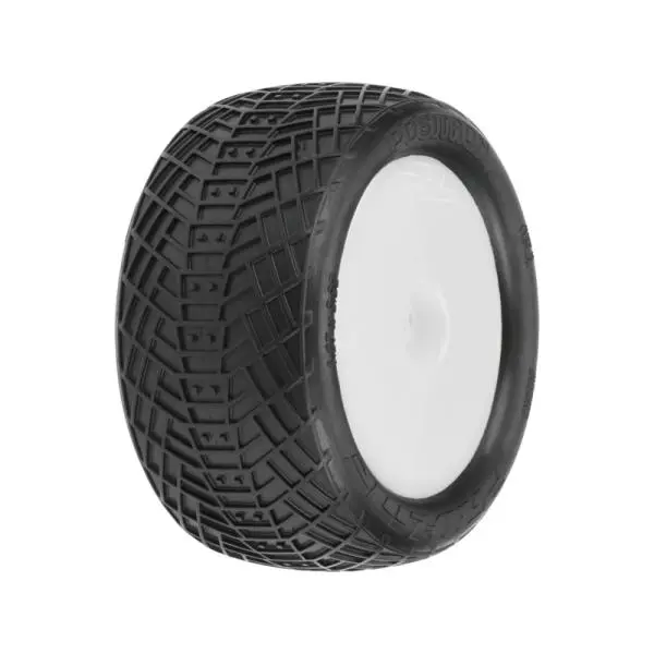 Pro-Line kolo 2.2", pneu Positron MC Buggy zadní, disk Velocity H12 bílý (2)