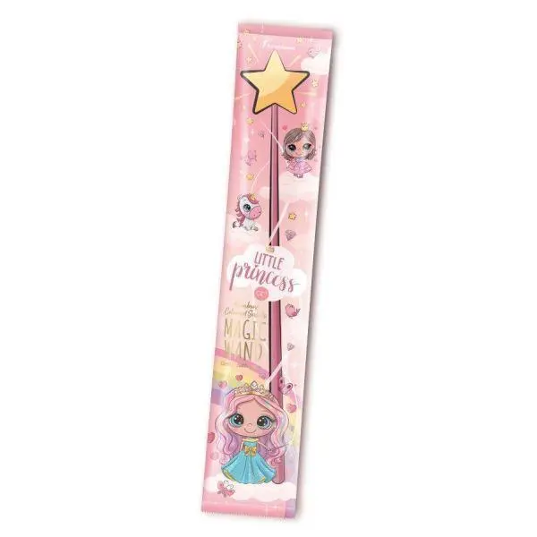 KOUPEL barvicí tyčinka 90g LITTLE PRINCESS zanechává modré a červené barevné stopy ve vodě