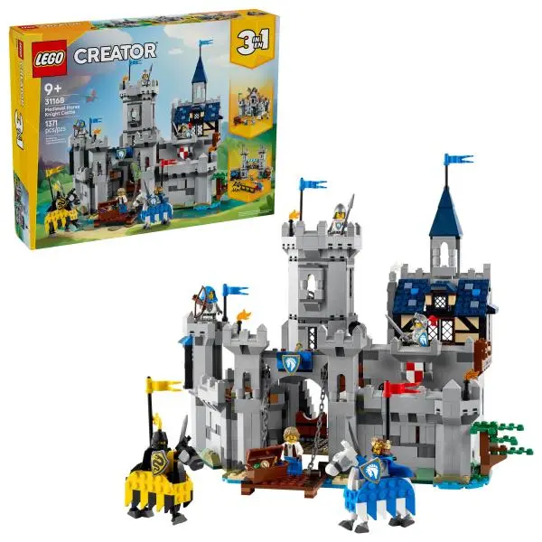 Lego Creator 31168 Středověký hrad a rytíři na koních