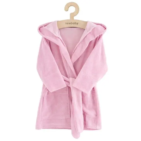 Dětský froté župan New Baby pink 80/86