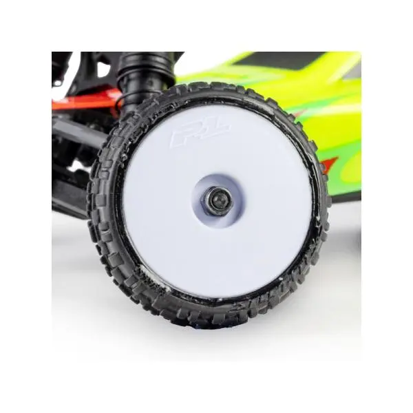 Pro-Line kolo 1:24 kobercové, přední Wedge, zadní Prism, disk bílý, Hex 7mm (4): Losi Micr