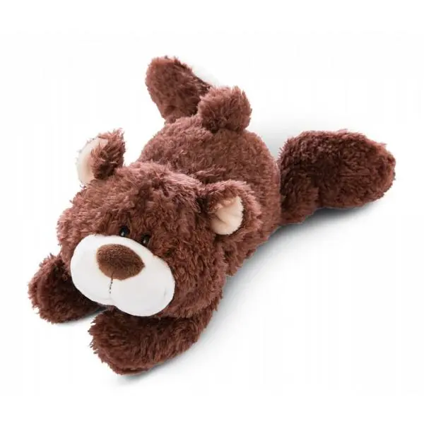 NICI plyš Medvěd hnědý ležící, 20 cm (eco-green)