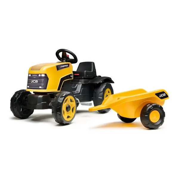 Falk Šlapací traktor JCB s vlečkou