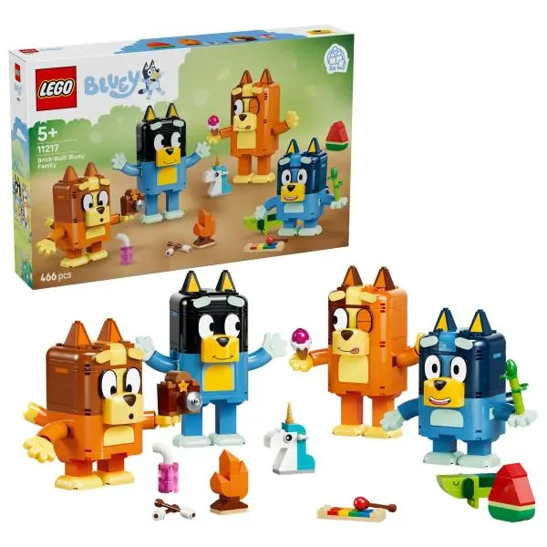LEGO® Bluey 11217 Bluey a její rodinka z kostek