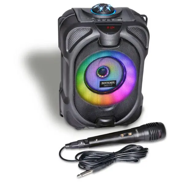 Bontempi Bezdrátový reproduktor s mikrofonem a RGB světly