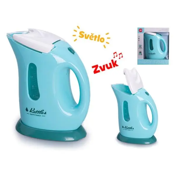 Rychlovarná konvice 16cm na baterie se světlem a zvukem