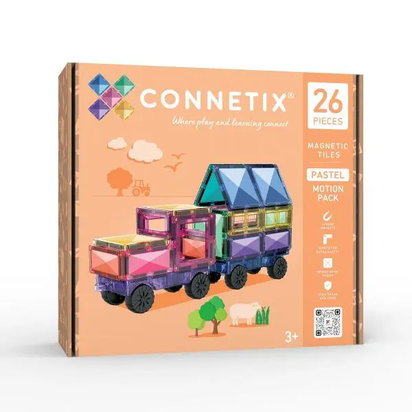 CONNETIX® Pastel Motion Pack magnetická stavebnice 26 pc