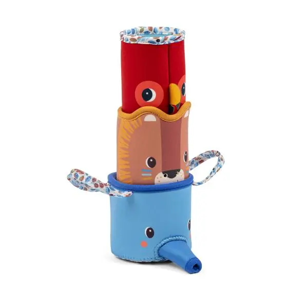 Dětská hračka do vody Lilliputiens - 3 kelímky - lev Jack uni