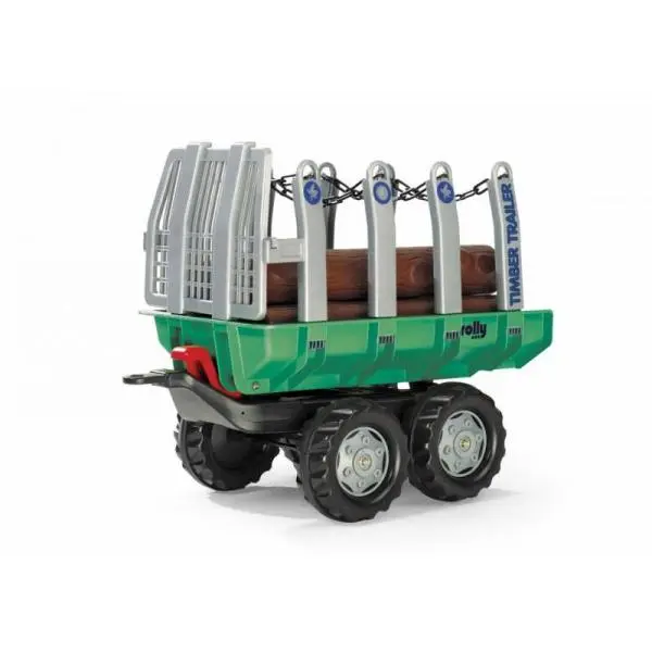 Vlečka s kládami Timber Trailer 2-osá-zelená