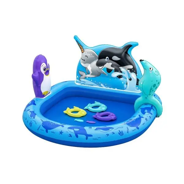 Bestway Nafukovací hrací centrum Polar Pals, 1,34m x 1,31m x 73cm