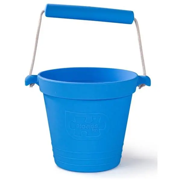 Bigjigs Toys Plážový kyblíček modrý