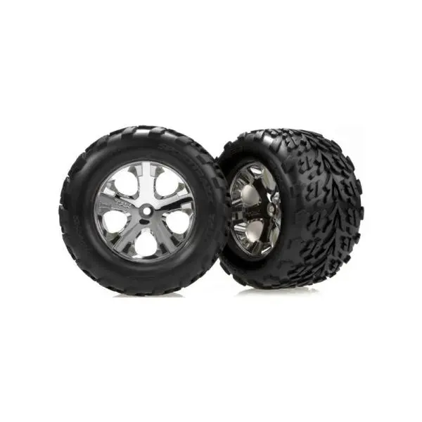 Traxxas kolo 2.8", All-Star stříbrný disk, 19mm, pneu Talon (pár)