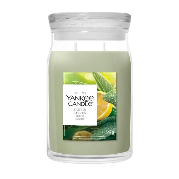 YANKEE CANDLE SAGE & CITRUS SIGNATURE VELKÝ