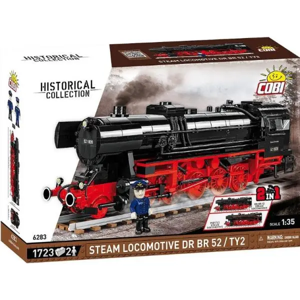 Cobi 6283 Parní lokomotiva DR BR 52/TY-2