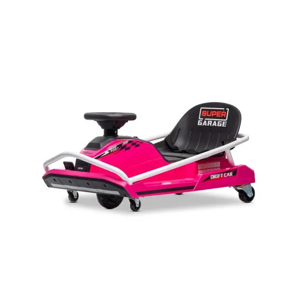 Beneo Motors driftovací Motokára 24V, růžová, 300W Bezkartáčový Motor, Lithiová baterie, D