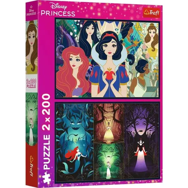 Puzzle 2x200 dílků Disney Princezny