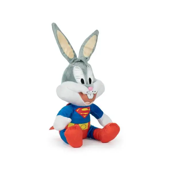 LOONEY TUNES Bugs Bunny plyšová hračka Superman 25cm
