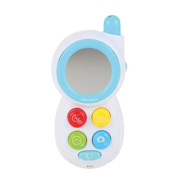Telefon mobil pro nejmenší se zrcátkem, světlo, zvuk