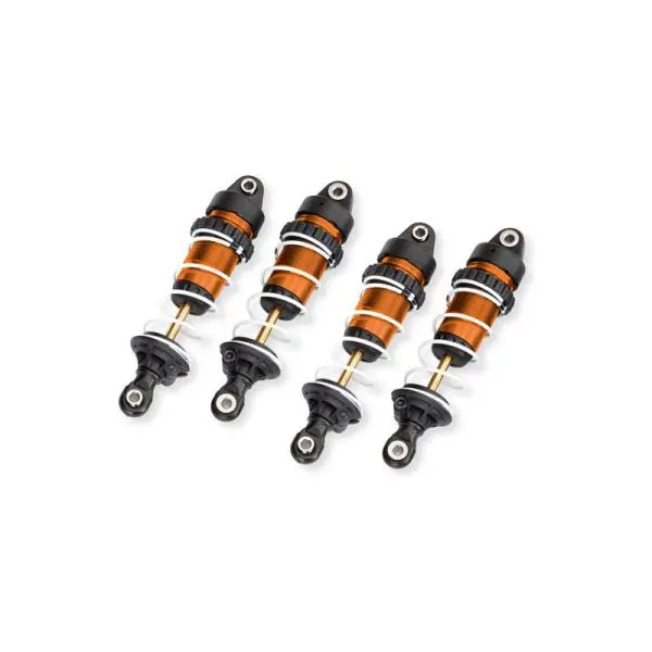 Traxxas tlumič GTR dlouhý oranžový (sestavený s pružinami)