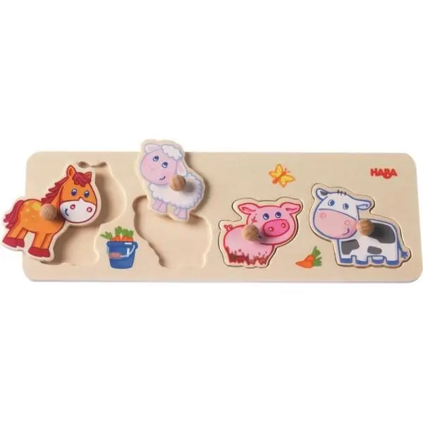 Mláďatká na farme - puzzle z kategorie Náučné puzzle