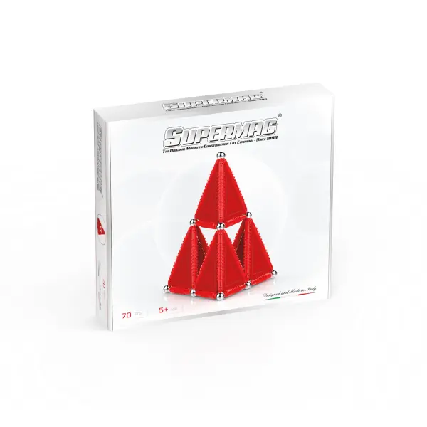 SUPERMAG magnetická stavebnice Geometry 70ks
