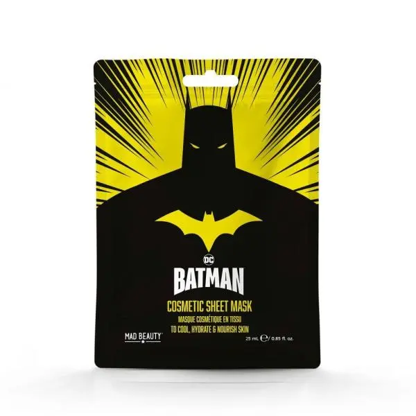 Mad Beauty Maska na tvář vyživující hydratační textilní 25ml Batman