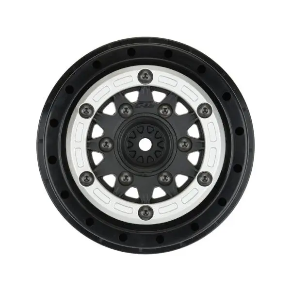 Pro-Line disk 2.2/3.0" Raid bead lock H12/H14 SC stříbrno-černý (2)