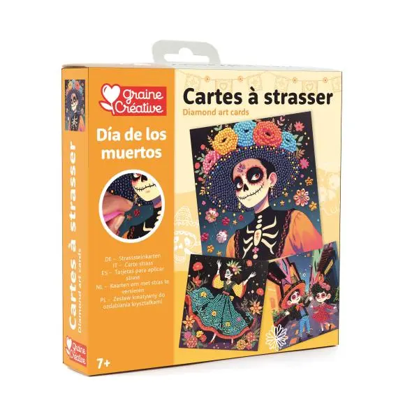 GRAINE CREATIVE Kartičky na diamantové malování MDIAS DE LOS MUERTOS