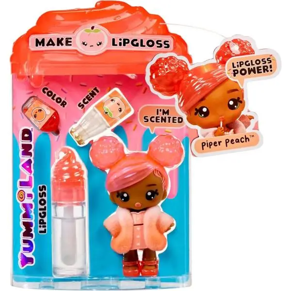 Yummiland Malá panenka s leskem na rty - Piper Peach
