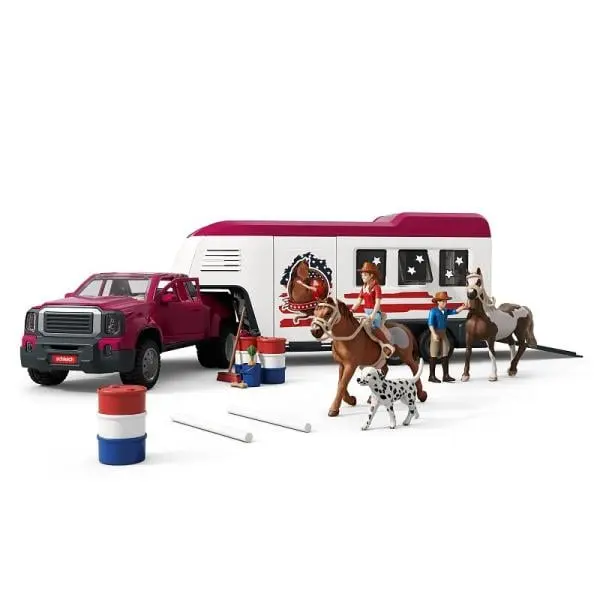 Schleich Auto Lakeside s přívěsem