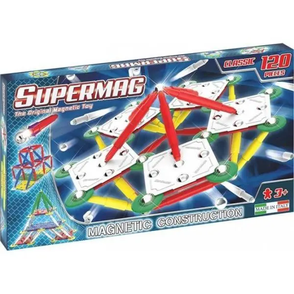 SUPERMAG magnetická stavebnice Classic primary 120ks