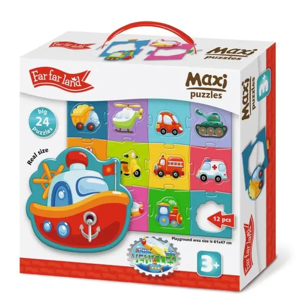 MAXI puzzle 24. Vozidlá,MAXI puzzle 24. Vozidlá - puzzle z kategorie Maxi dieliky