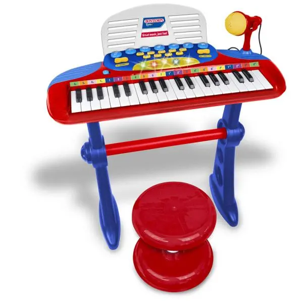 Bontempi Elektronický klavír červeno-modrý