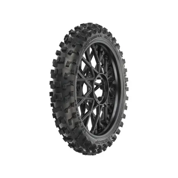 Pro-Line kolo s pneu Dunlop Geomax MX33 V2 Bead CR4 přední, disk černý: PM-MX