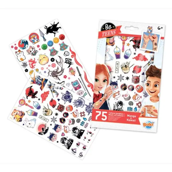 BeTeens Dočasné tetování ve stylu MANGA & KAWAII