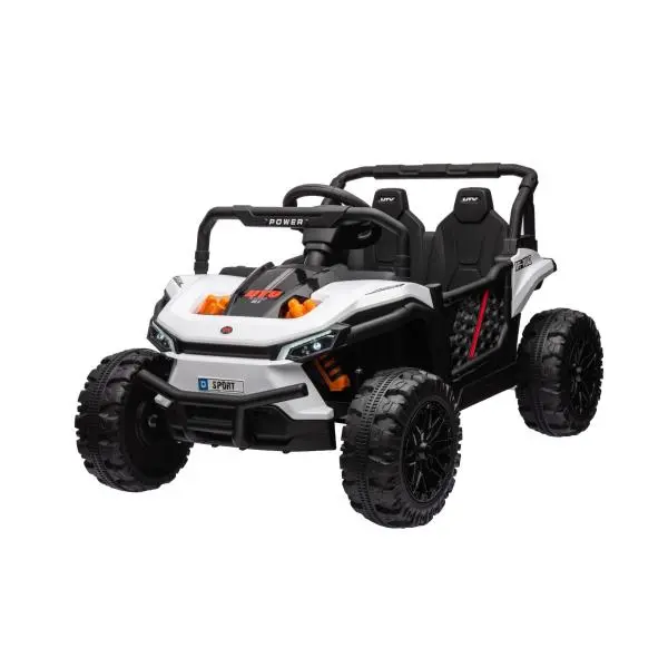 Elektrické autíčko UTV Small 12V, bílé, Pohon zadních kol, 12V baterie