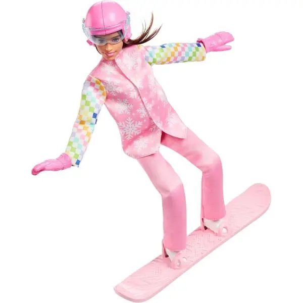 Mattel barbie® panenka v povolání snowboardistka, jkf78