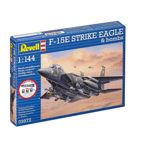 Starter Kit letadlo 73972 - F-15E Strike Eagle & bomby (1:144)