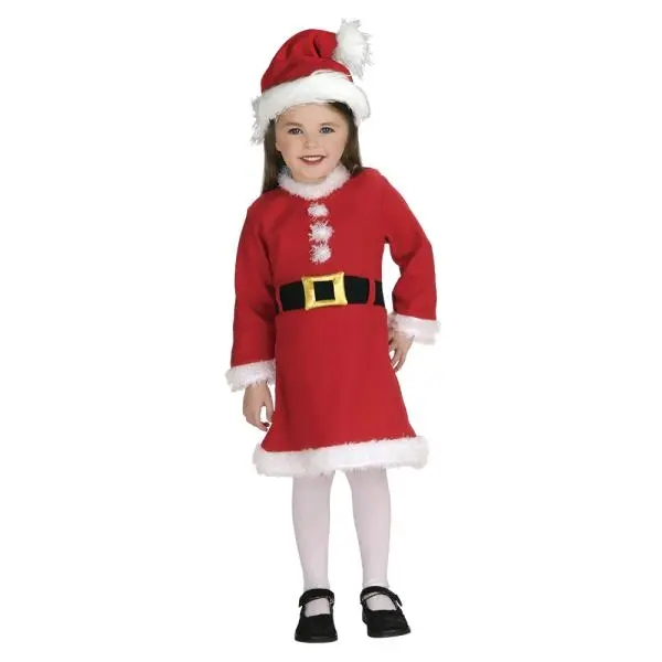 SANTA dívka dětský kostým velikost (82-90cm)