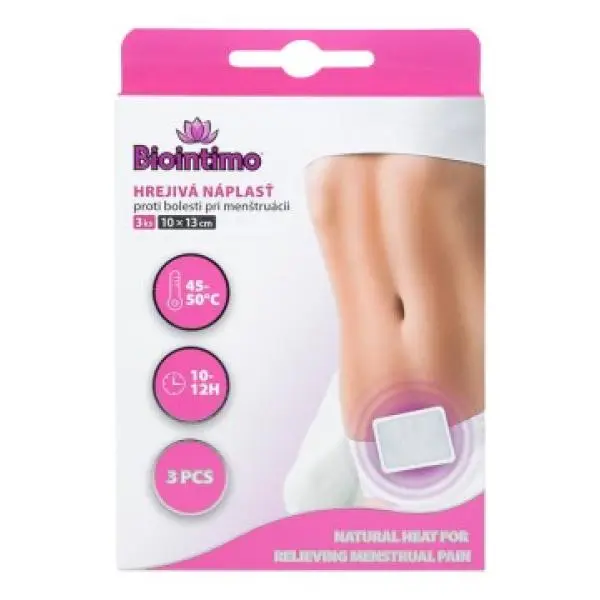 Biointimo Náplasti proti menstruačním bolestem 3 ks