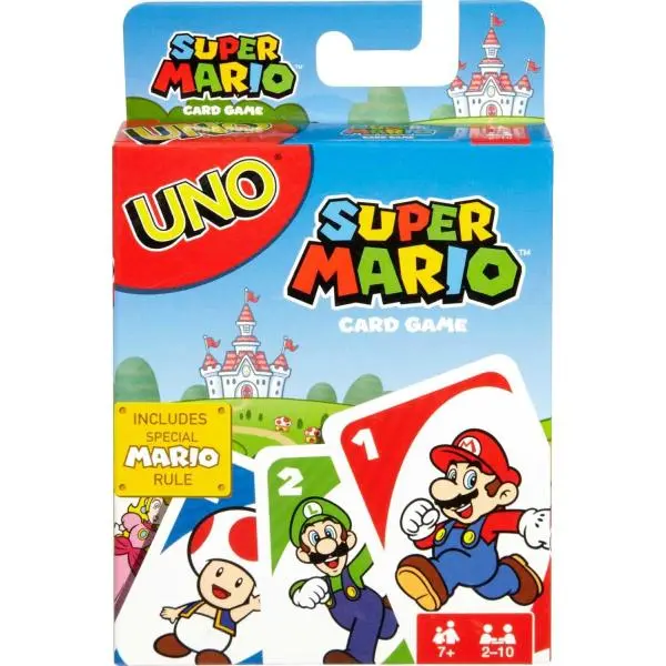 Karty uno super mario, mattel drd00
