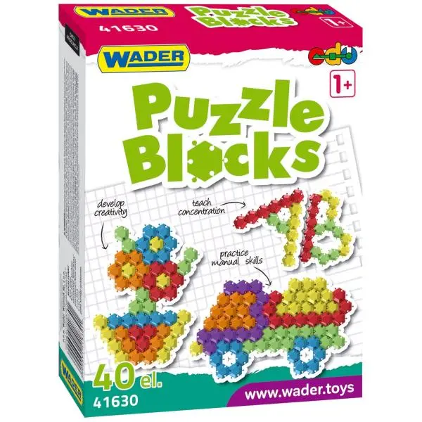 Wader puzzle kostky 40 ks